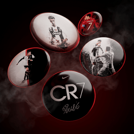 CR7 Iconic Moments Collector’s Badge Set